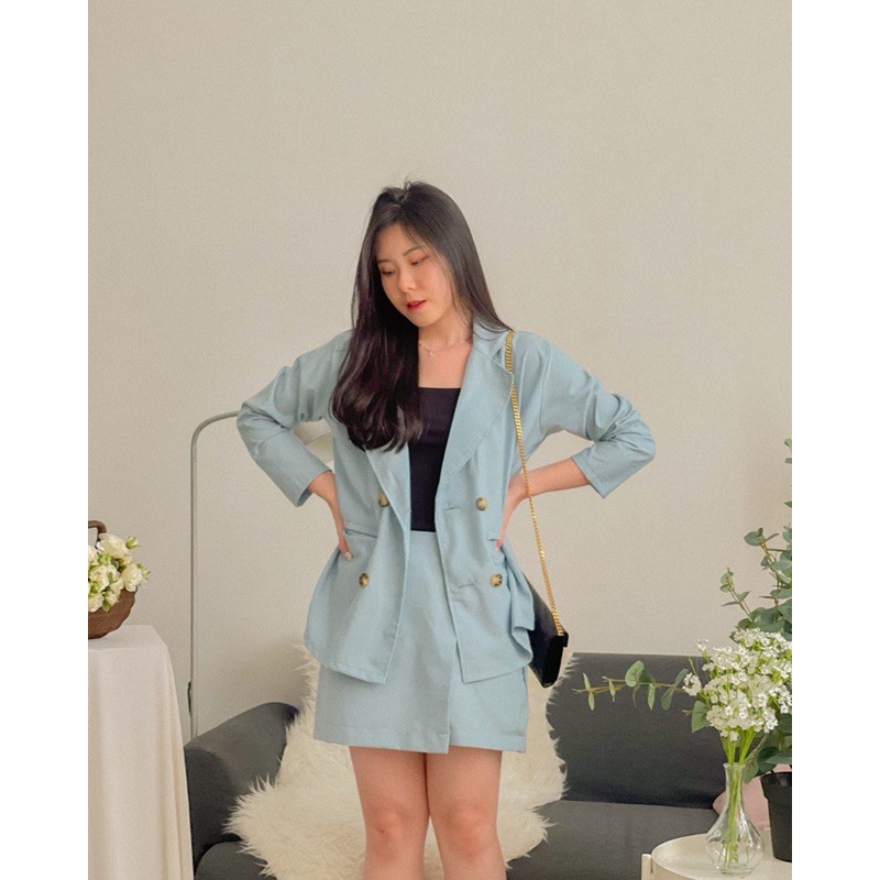 Utada Blazer Set with Skort