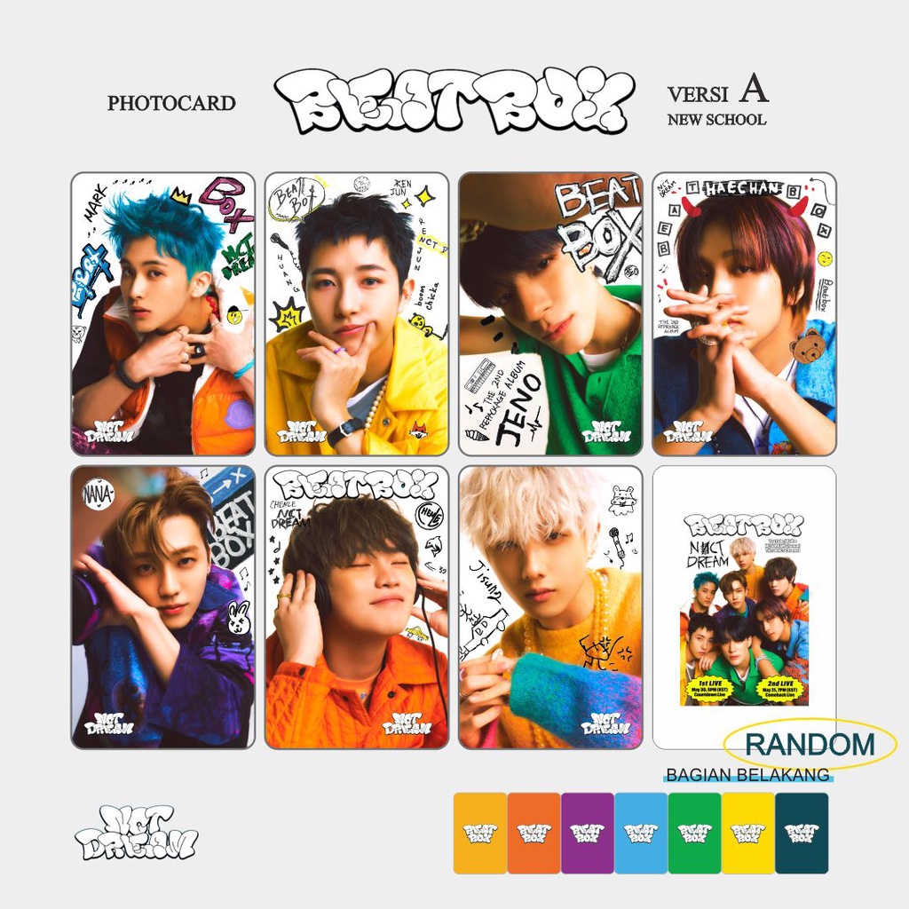 Photocard UNOFFICIAL BEATBOX NCT Dream