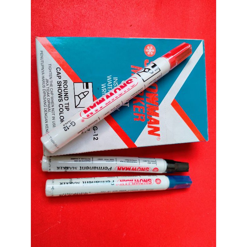 

Spidol Snowman whiteBoard spidol Permanent Grosir