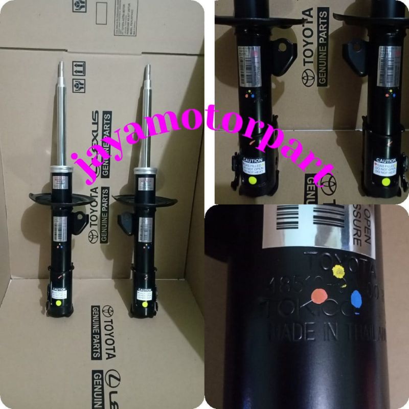 shockbreaker shock absorber Yaris bakpao / Yaris - new Vios - limo Yaris Vios gen2 depan toyota ori