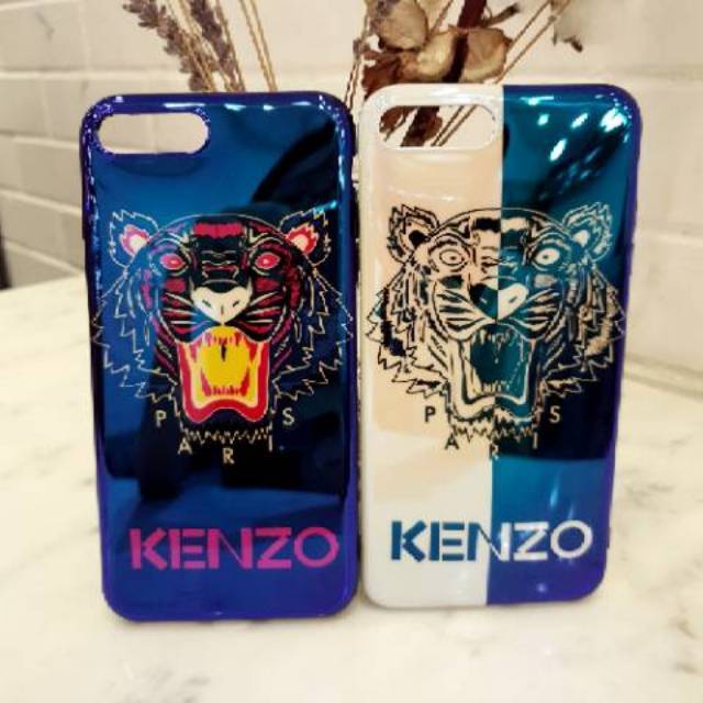 Kenzo Tiger Glossy Soft Case for iPhone 6/6+,7/7+,8/8+,X