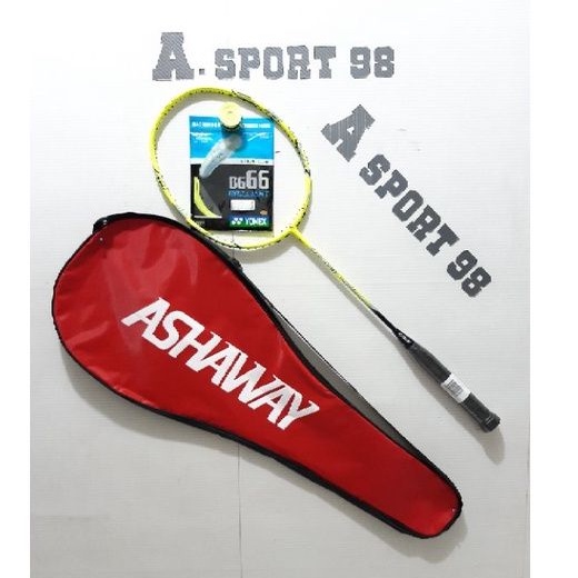 RAKET BADMINTON ORIGINAL ASHAWAY QUANTUM Q7 MADE IN USA 35LBS
