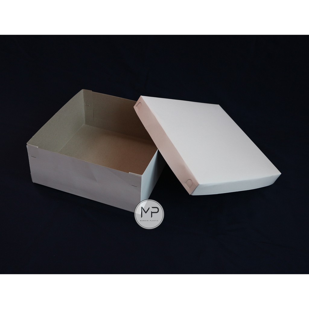 Dus Hantaran Nasi / Box Nasi / Dus Besek 18x18cm TEBAL GS 400Gr -50pcs