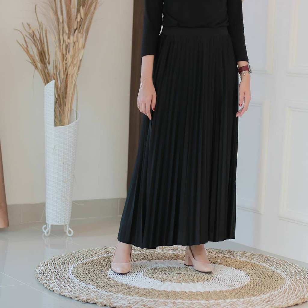 PLEATED SKIRT PREM UMBRELLA/ROK PLISKET IMPORT/MAXI SKIRT/ROK PLISKET LILAC/ROK PANJANG/FLARE SKIRT