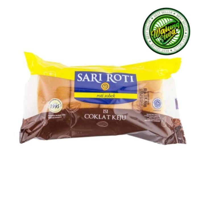 

Sari roti sobek coklat keju pak