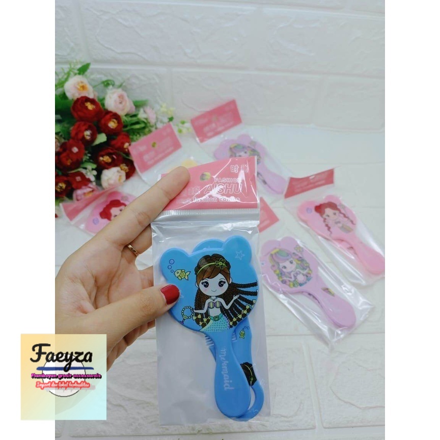 grosir 6 pcs set kaca sisir bayi import