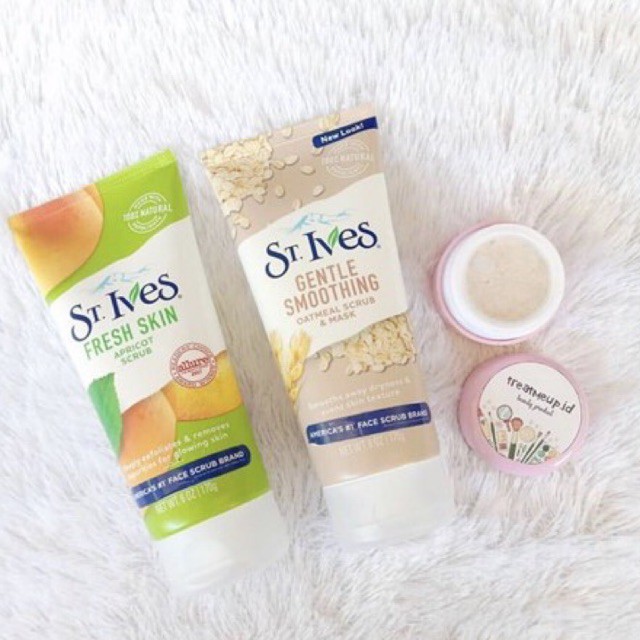 SHARE IN JAR ST IVES APRICOT SCRUB & ST APRICOT SCRUB