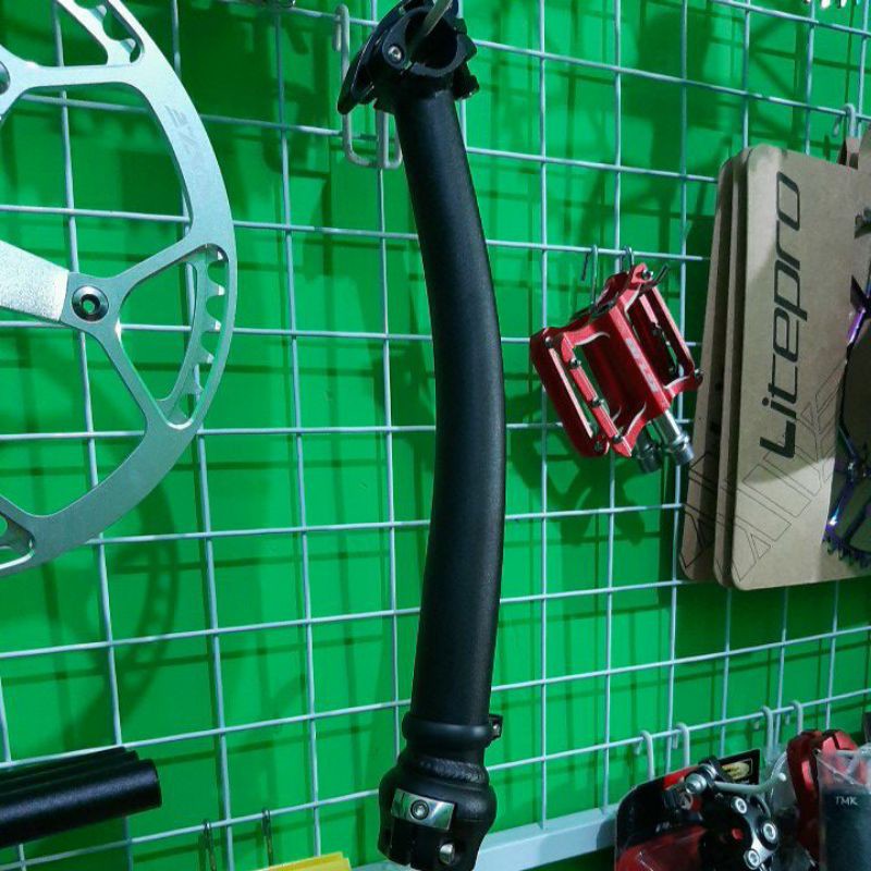 handlepost doyong Litepro handlepost curve Litepro handlepost sepeda lipat handlepost alumunium
