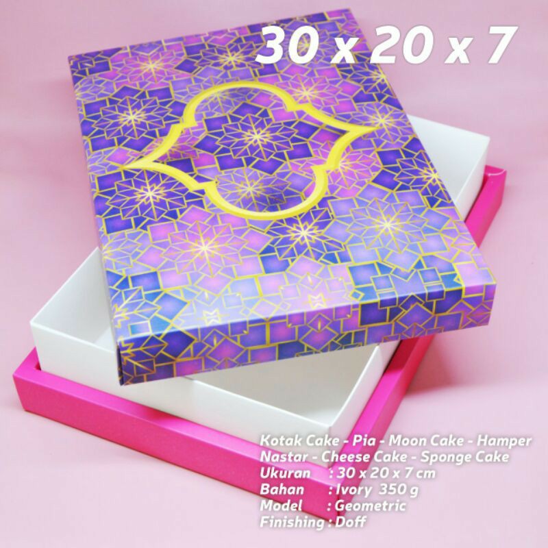 

BOX KOTAK KUE KERING LEBARAN IDUL FITRI DUS KUE SOUVENIR HAMPERS PARCEL KUE 30x20 IMLEK NATAL CNY