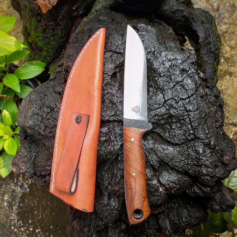 Alat pisau Bushcraft survival Heavy duty fulltang knife Not Esee ka bar