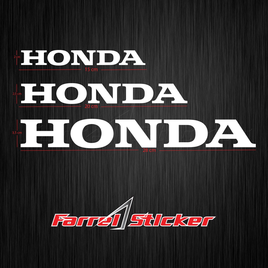 stiker sticker HONDA