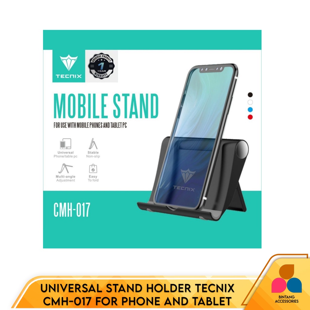 STAND HOLDER HP - FOLDING DESKTOP PHONE STAND Tecnix CMH-017 For Phone and Tablet
