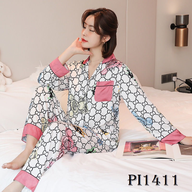 PIYAMA PP WANITA SUTRA KOREA PREMIUM PI1411