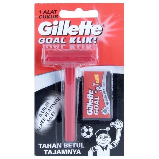 ALAT PISAU CUKUR SILET MODEL LAMA GILLETTE GOAL KLIK SHAVER RAZOR KLIK