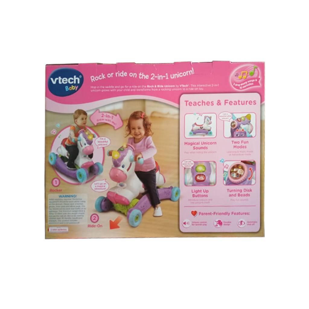 vtech rock & ride unicorn