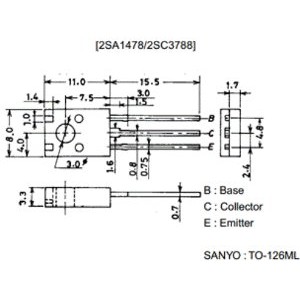 Ready Stok TRANSISTOR 2SC3788 C 3788 ORIGINAL SANYO terakhir