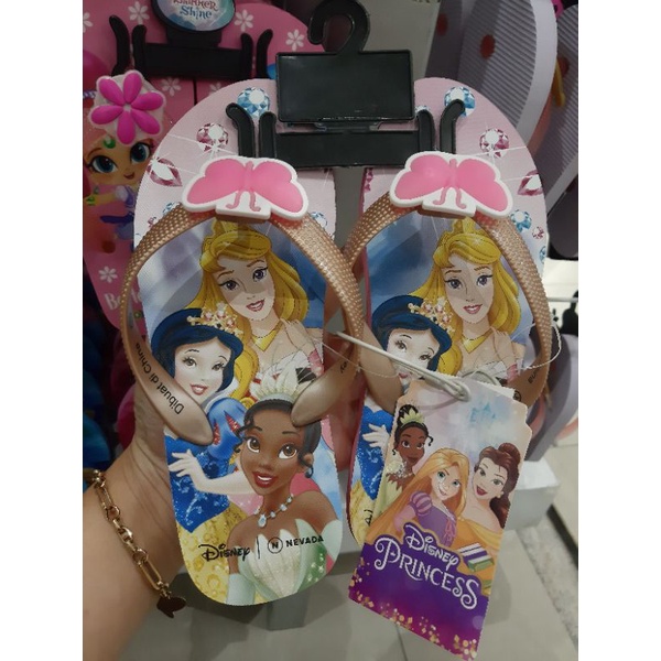 Disney Princess X Nevada Sandal Slip On Japit Anak Perempuan Original