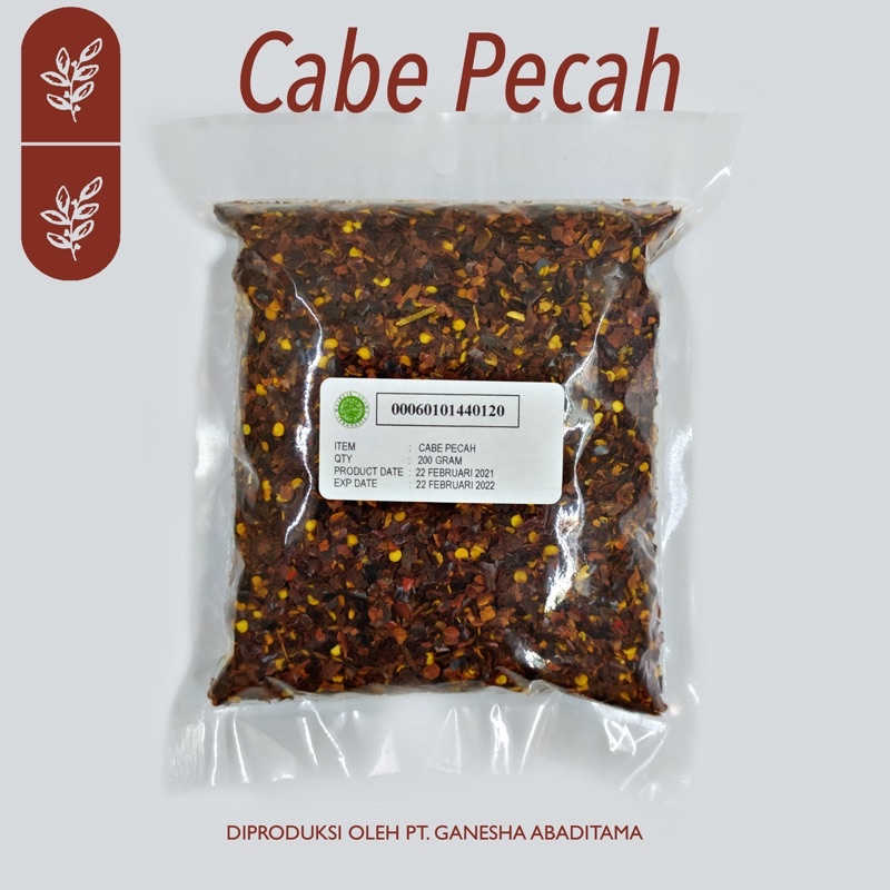 

Cabe Pecah Refill Bumbu Rempah 200 g