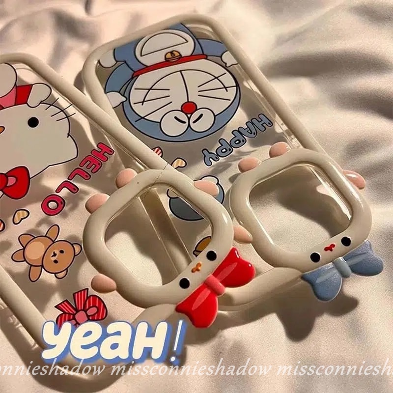 Soft Case Desain Kartun Hello Kitty Doraemon Monster Untuk IPhone 7 8 Plus XR X XS Max 13 11 12 14 Pro Max 6 6S SE 2020