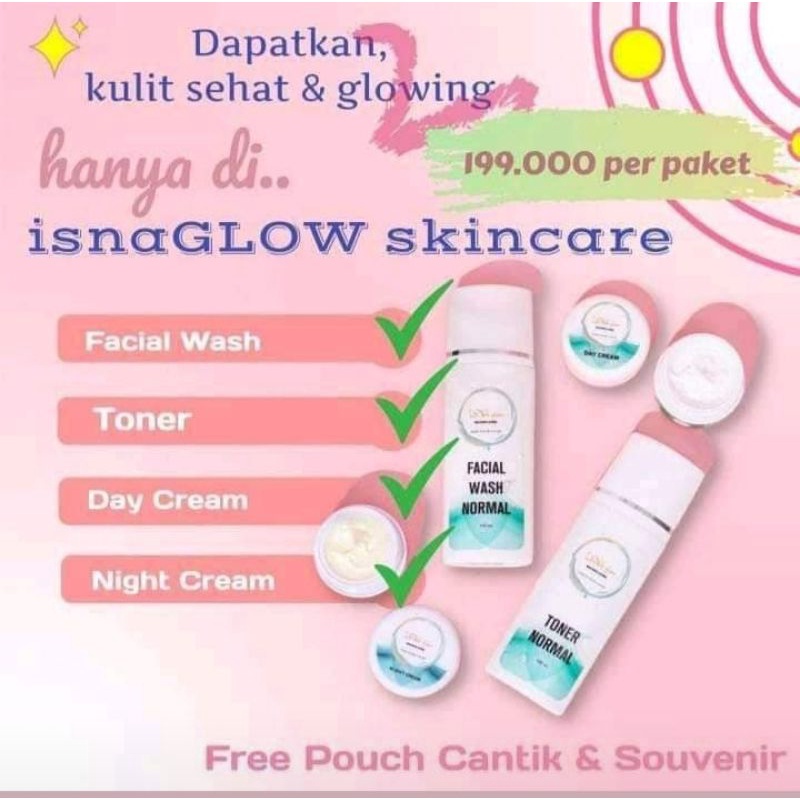 isnaglow skincare beli 6 LbH murah