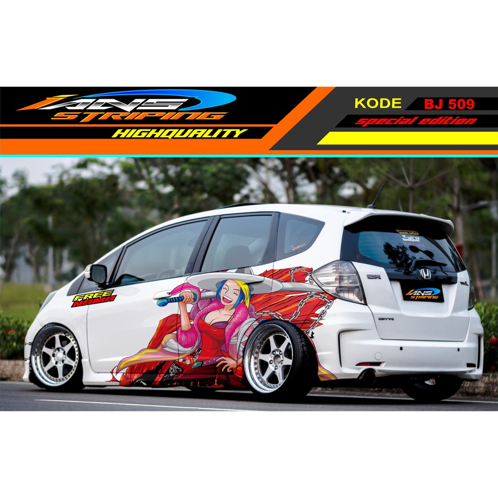 STICKER MOBIL HONDA JAZZ BRIO SIGRA AGYA SWIFT YARIS / DECAL STICKER MOBIL / STIKER MOBIL VARIASI