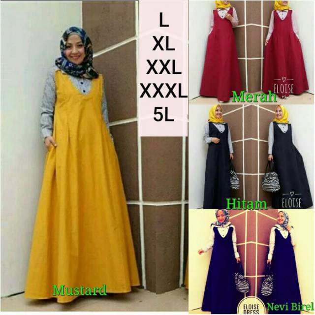 Gamis Jumbo Big SIZE dea L XL XXL XXXL 5L