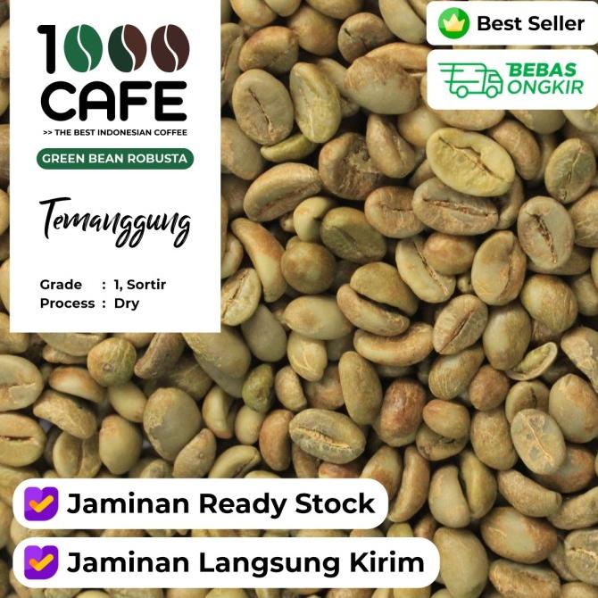 

[TERMURAH] GREEN BEAN GRADE 1 ROBUSTA TEMANGGUNG - 1KG