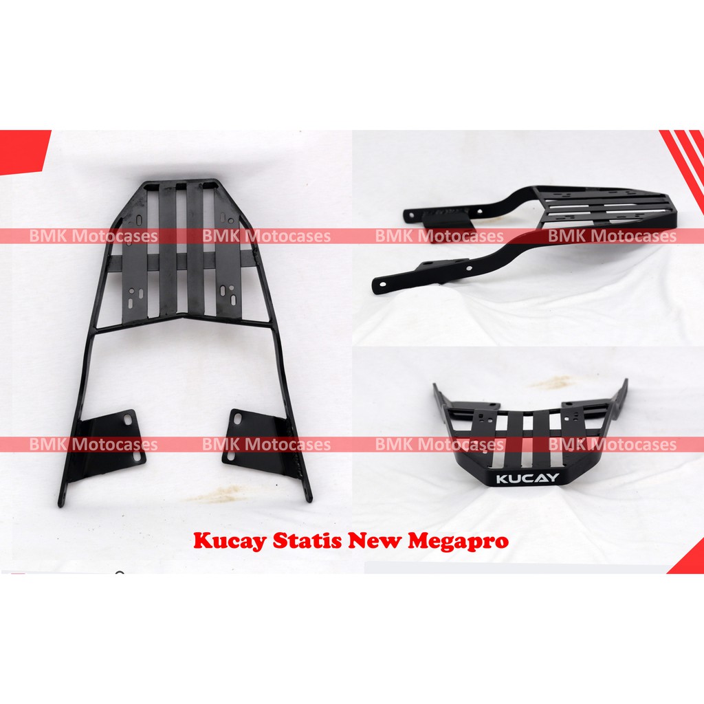 Breket / Bracket / Behel / Dudukan Box Motor Kucay Statis Honda New Megapro / Megapro Monoshock Brek