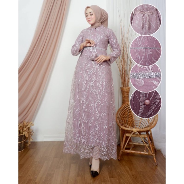 Gamis Tille Namira Busui / Baju Wisuda Kebaya Modern Dress / Kebaya Modern Muslim / Kebaya / Gamis Kebaya / Busui