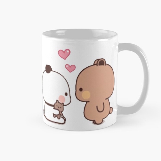 Mug Panda And Brownie Bear Couple V2