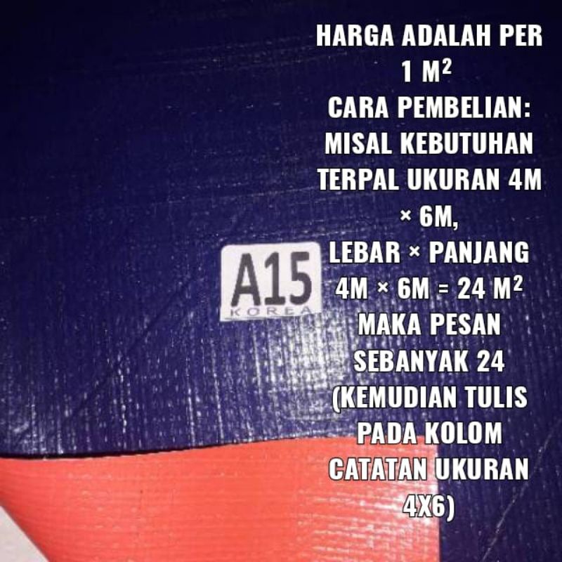 TERPAL KOREA A15 ORIGINAL TEBAL KUAT DAN ISTIMEWA