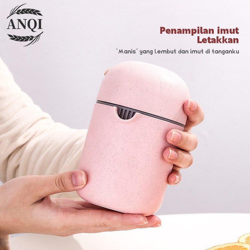 ANQI 1888 Perasan jeruk Alat Peras Jeruk &amp; Lemon Alat Peras Squeezer Jeruk Juicer Extractor Mini Manual Fruit Cup