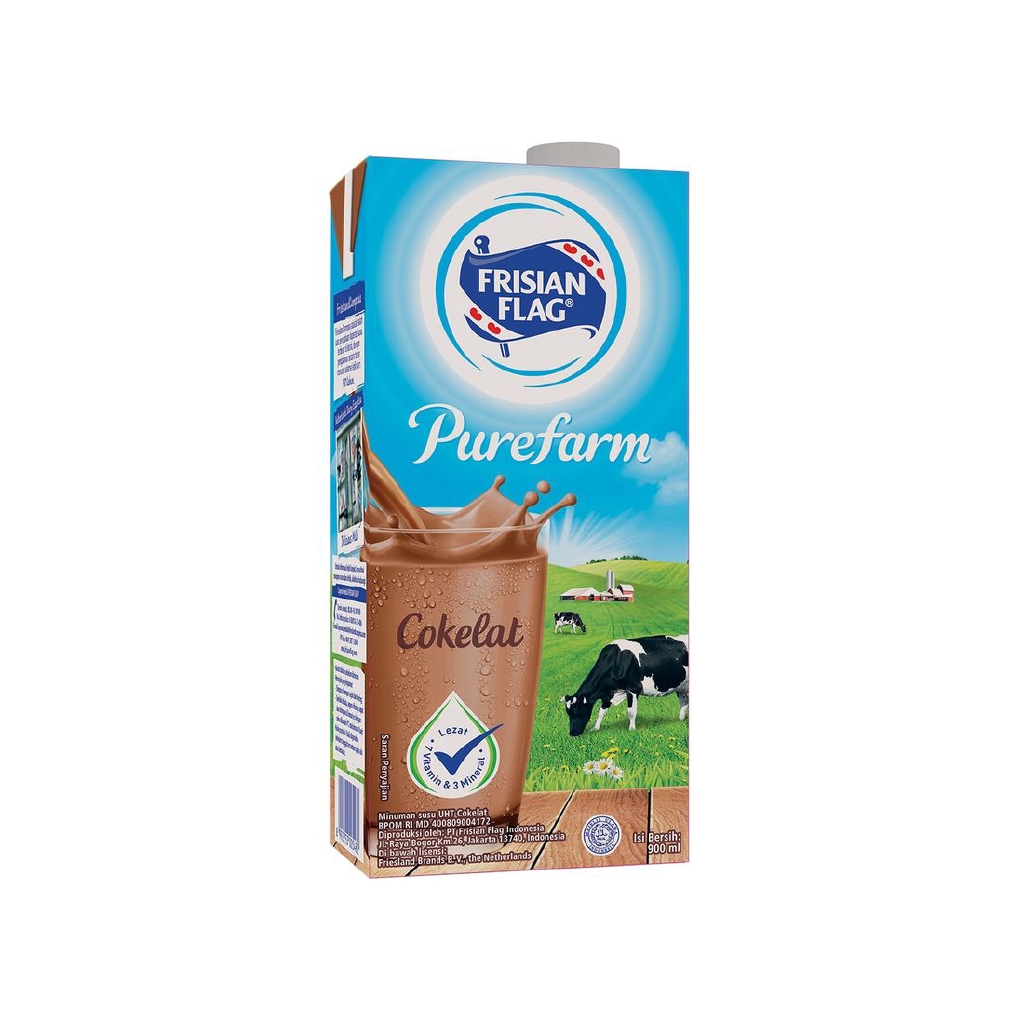 

OL8 - Frisian Flag Susu Cair Uht Cokelat 900Ml