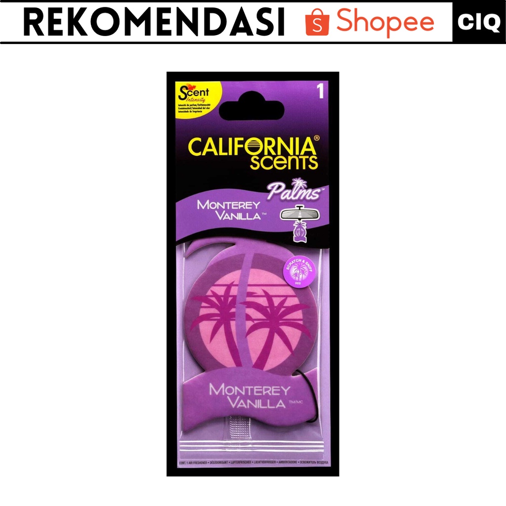 Parfum Mobil Mewah Tahan Lama California Scents Paper - California Scent Paper Parfume Mobil