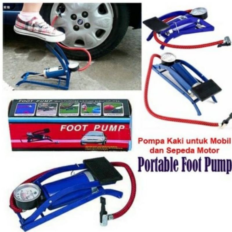 pompa injek portable pompa sepeda motor dan mobil multifungsi