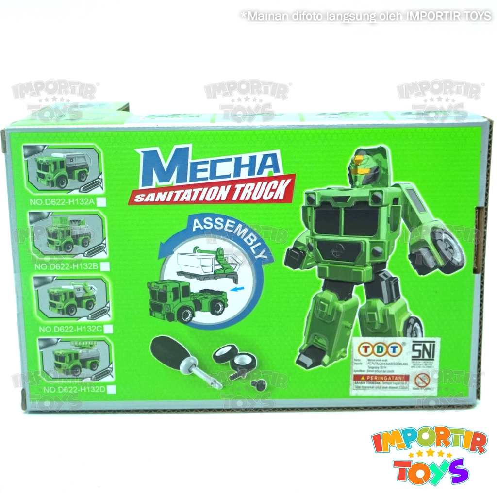 Mainan Anak Truk Deformation Mobil Robot Berubah Toys Kid Edukasi Berkualitas!