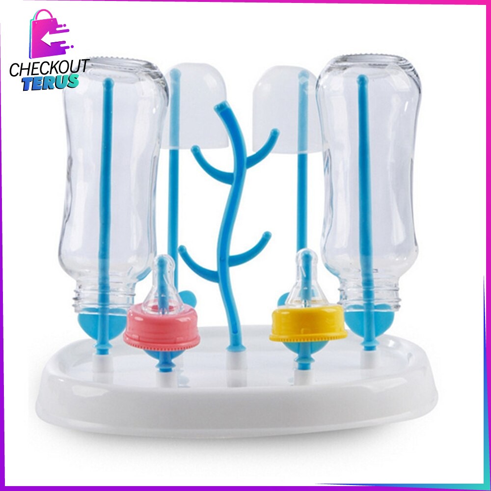 CT C52 Tempat Botol Susu Bayi Rak Botol Susu Bayi Baby Bottle Drying Rack Rak Pengering Botol Dot  Rak Penyimpanan Botol Bayi Perlengkapan Bayi