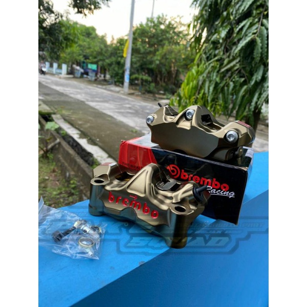 KALIPER CAKRAM BREMBO M50 PITCH 100 FULL MONOBLOK MOGE NOT GP4RX ORIGINAL IMPORT