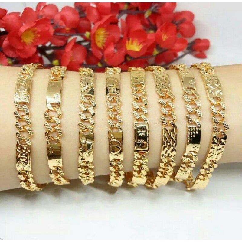 Gelang Plat Titanium random