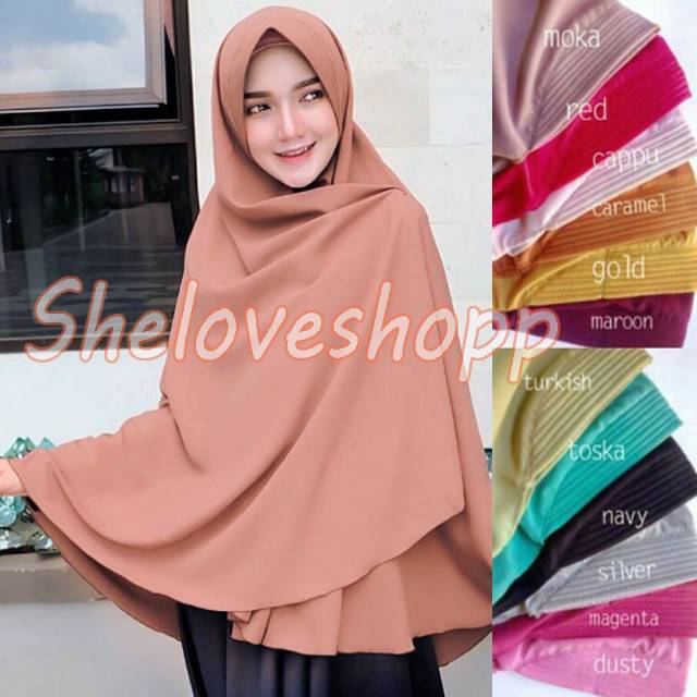 Warna Jilbab Peanut