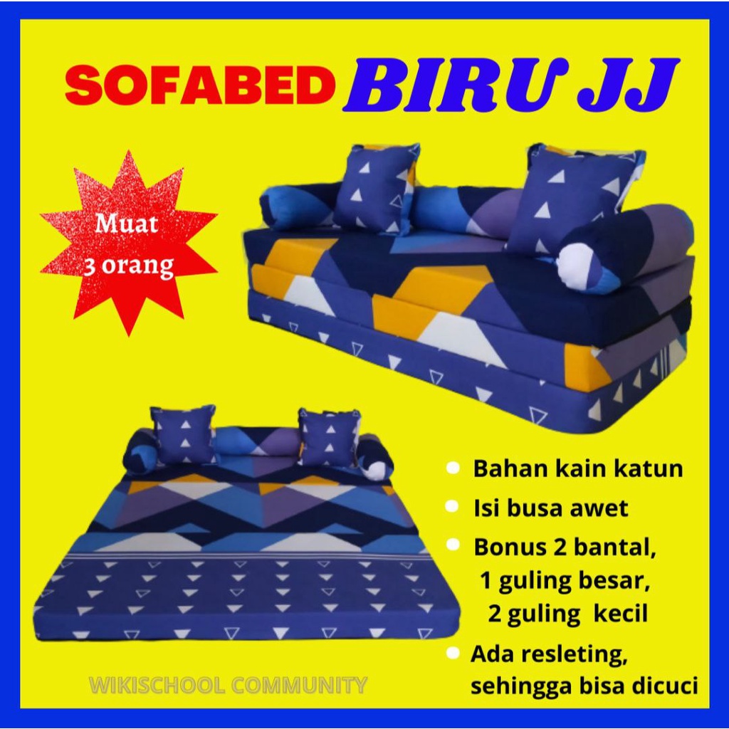 Kasur Lipet Lantai Busa Royal Foam/ Sofa bed Kasur Lipat Untuk Kamar Minimalis Murah