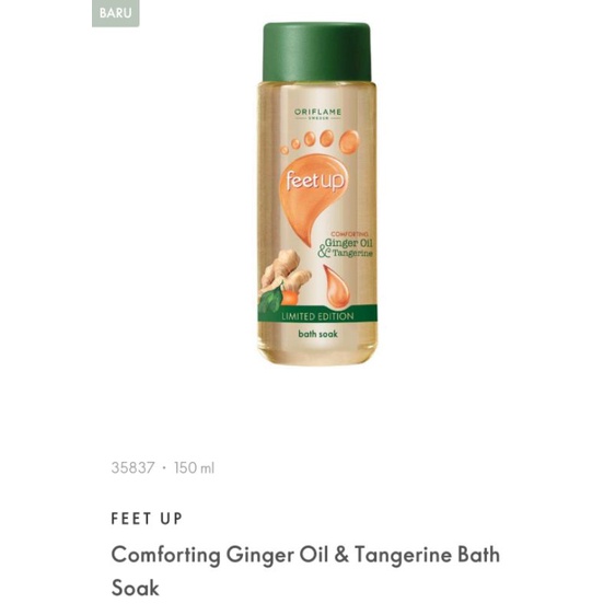 FEET UP COMFORTING GINGER OIL &amp; TANGERINE FOOT CREAM / BATH SOAK / COMFORT FOOT PUMICE STONE / ADVANCED STAINLESS STEEL FOOT FILE / FOOT FILE / GOSOKAN KAKI FOOT FILE KAYU