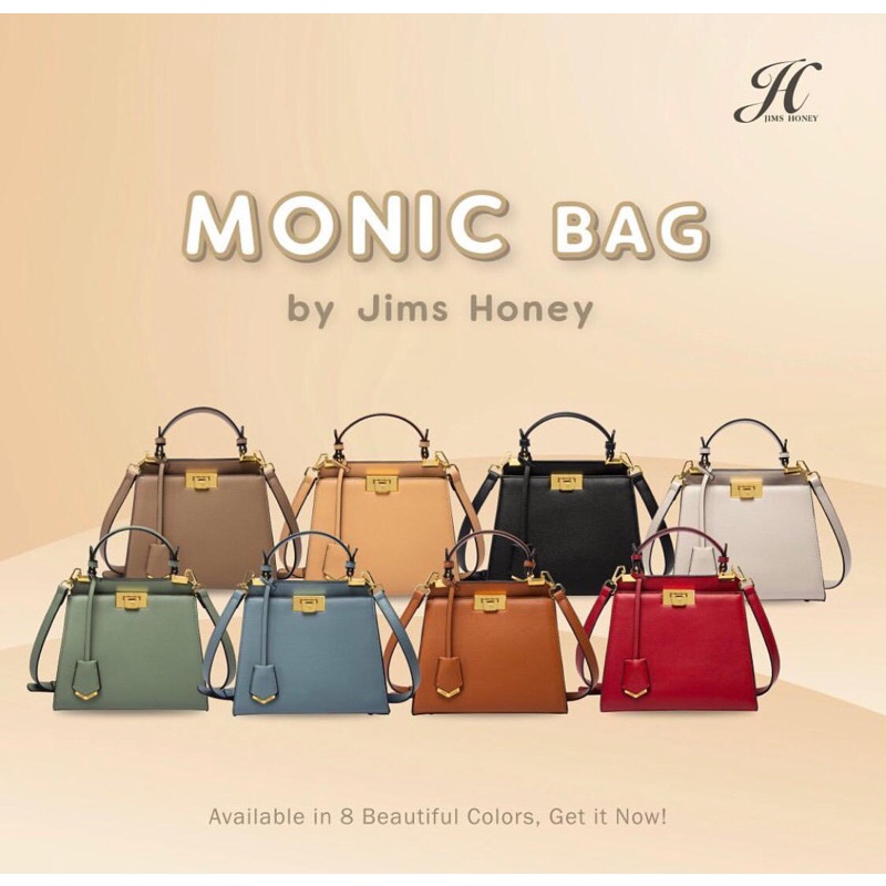 MONIC BAG JIMS HONEY / TAS SLEMPANG / TOP HANDLE / ORIGINAL BY JIMS HONEY