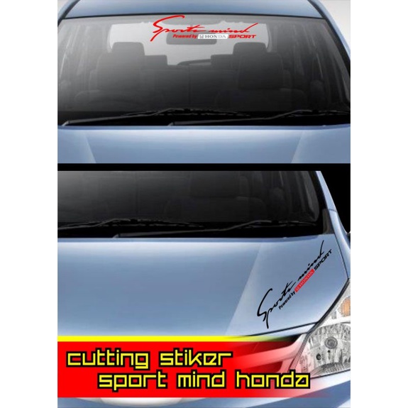 cutting stiker sport mind mobil HONDA