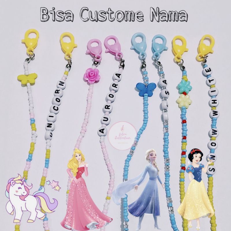 LIBRA  STRAP MASKER ANAK PRINCESS // KALUNG MASKER ANAK / CEWEK COWOK / LIBRA /  Tali masker