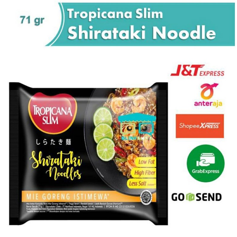 Tropicana Slim Shirataki Noodle Mie Goreng Instan Diet 71 gr