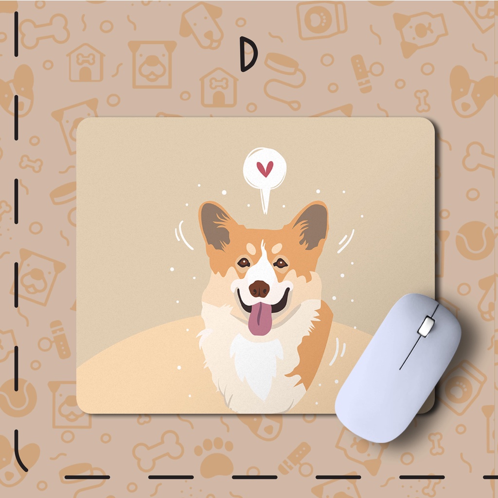 READY STOCK Custom Gaming Mousepad Antislip Tema Anjing Dog Lucu Premium!