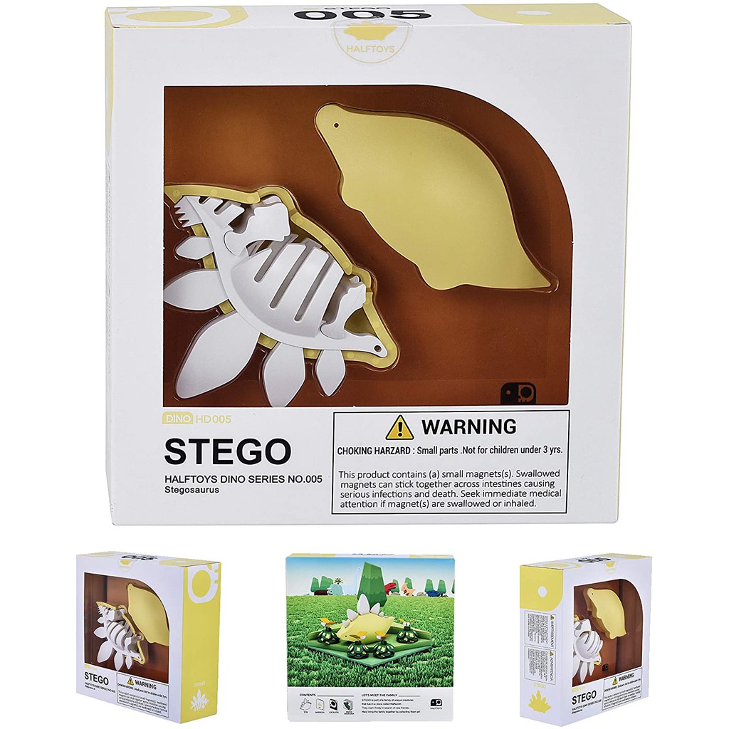 HALFTOYS STEGO HALF TOYS DINO SERIES DIORAMA MAINAN KREATIF ANAK