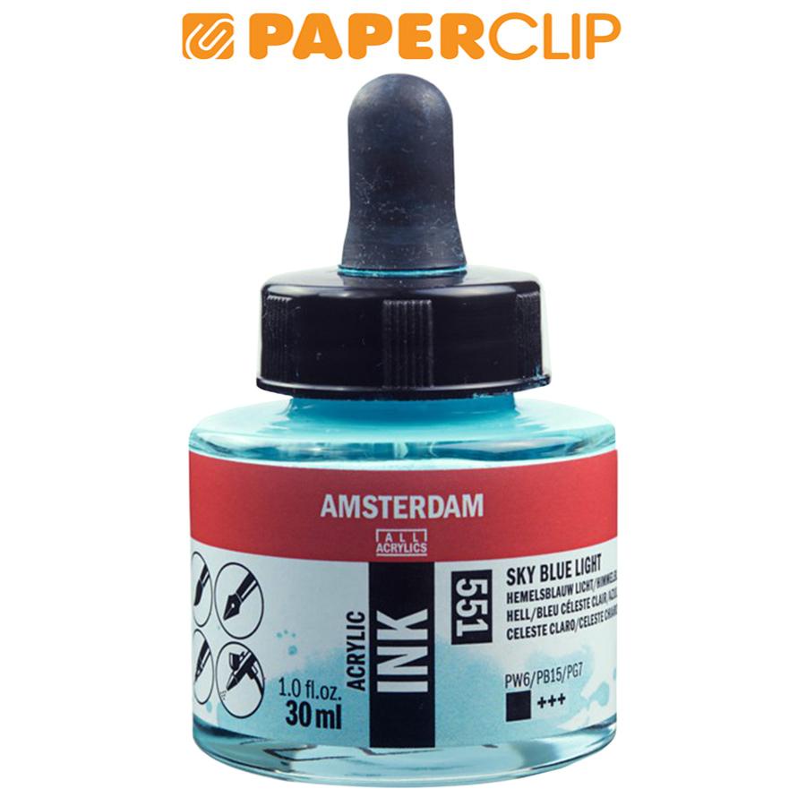 

CAT ACRYLIC AMSTERDAM 17205510AAC INK 30ML SKY BLUE LIGHT