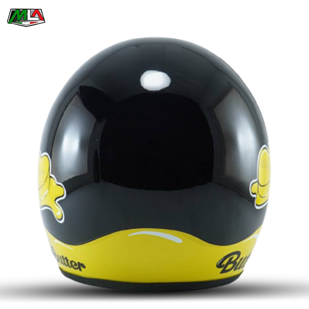 Helm Bogo Wanita Dewasa Retro Helm Bogo Aesthetic Kekinian SNI Kaca Datar Injak KUALITAS PREMIUM -COD -Free Packing DUS